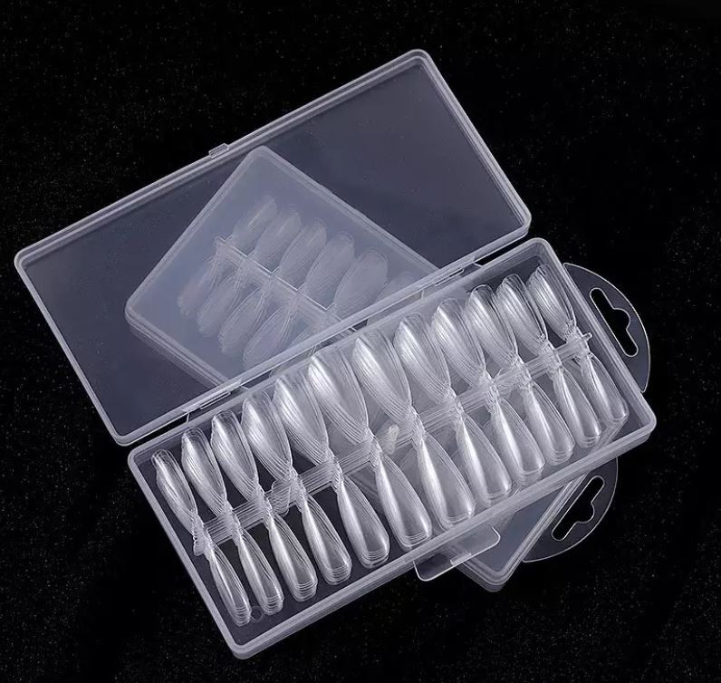 UÑAS COFFIN CLEAR PK240