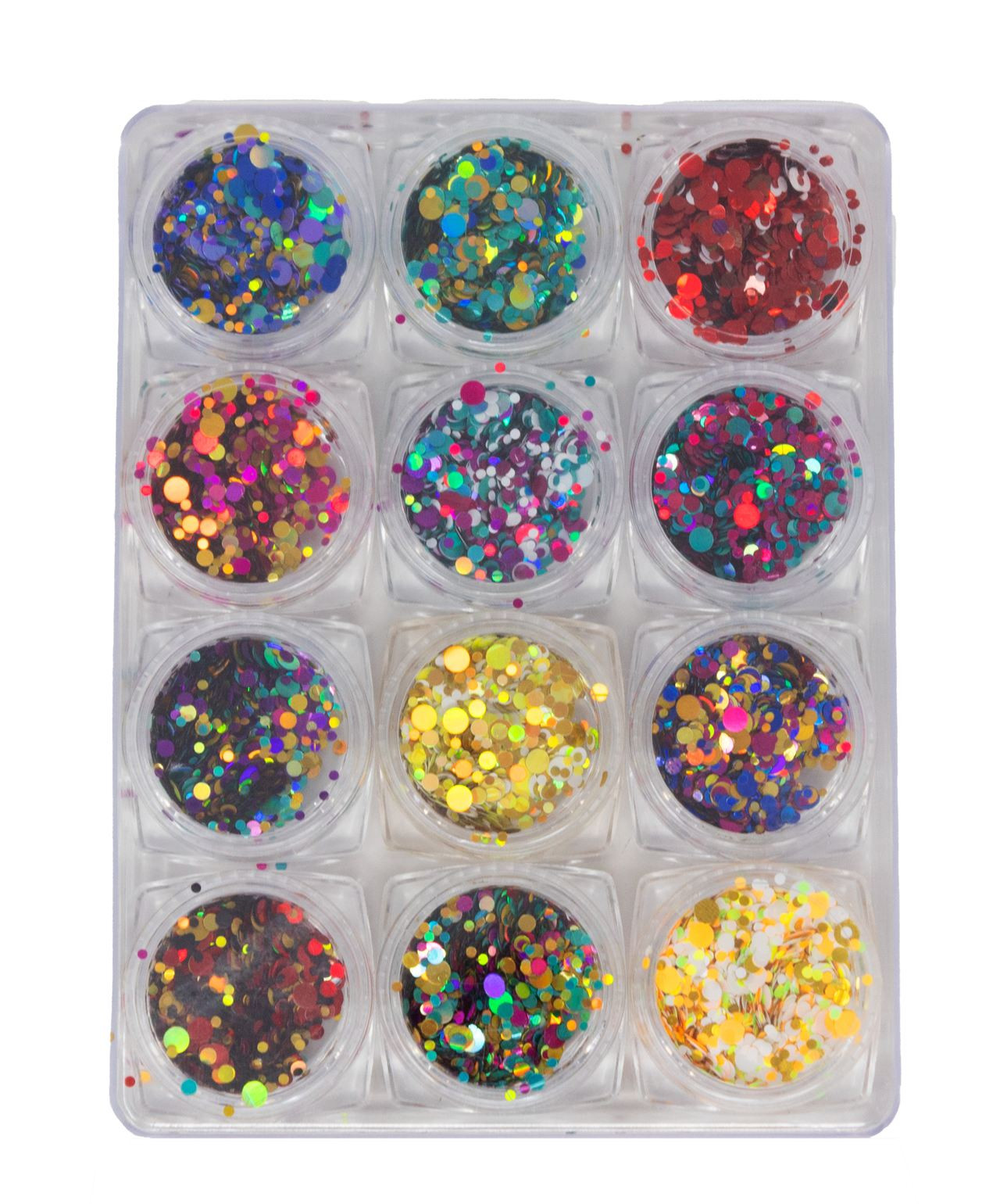 CONFETTI REDONDO COLOR ASSORTED PK12