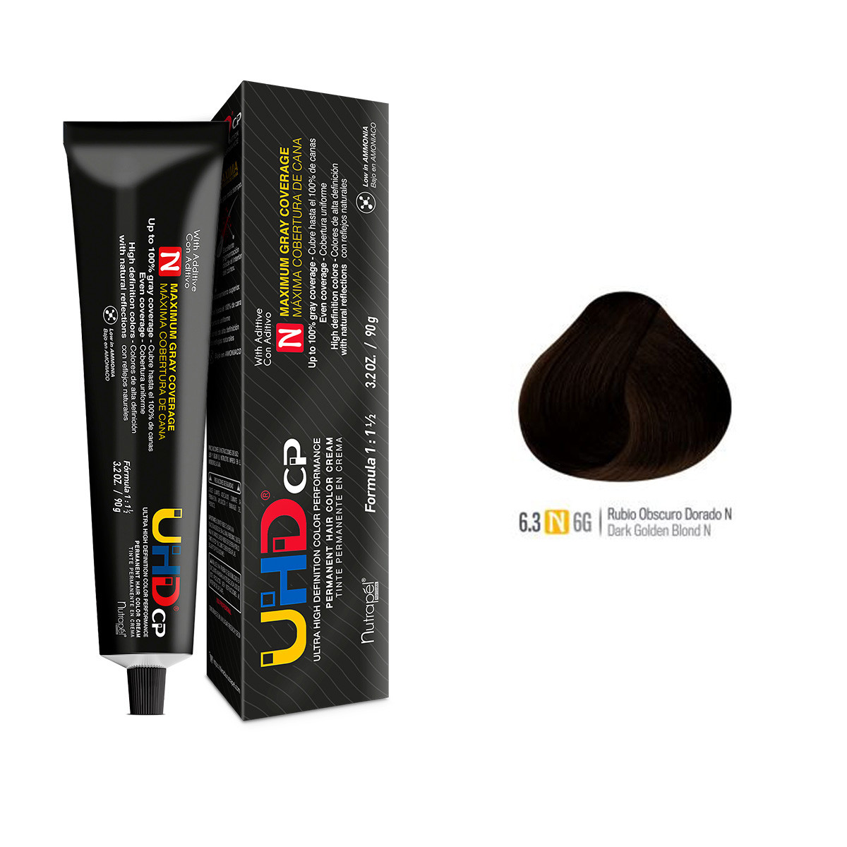 TINTE UHDCP RUBIO OSCURO DORADO 6.3