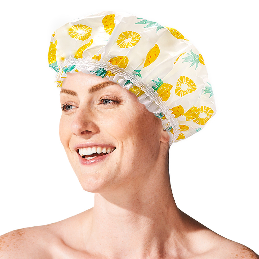 GORRO BAÑO CON DISEÑO DE PIÑA