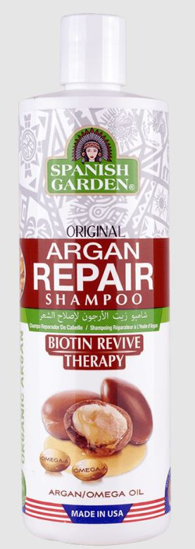 SPANISH GARDEN HAIR ARGAN REPAIR SHAMPOO 16OZ