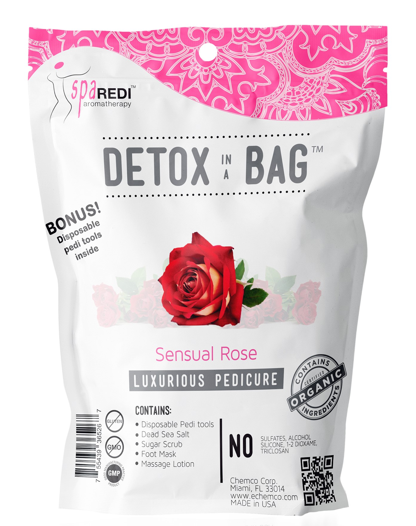 SPA REDI DETOX IN A BAG ROSE