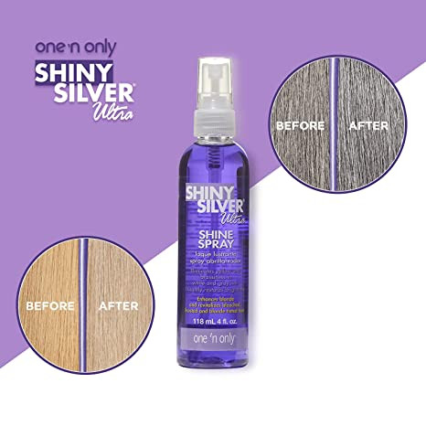 ONE'N ONLY SHINY SILVER ULTRA SHINE SPRAY 4OZ