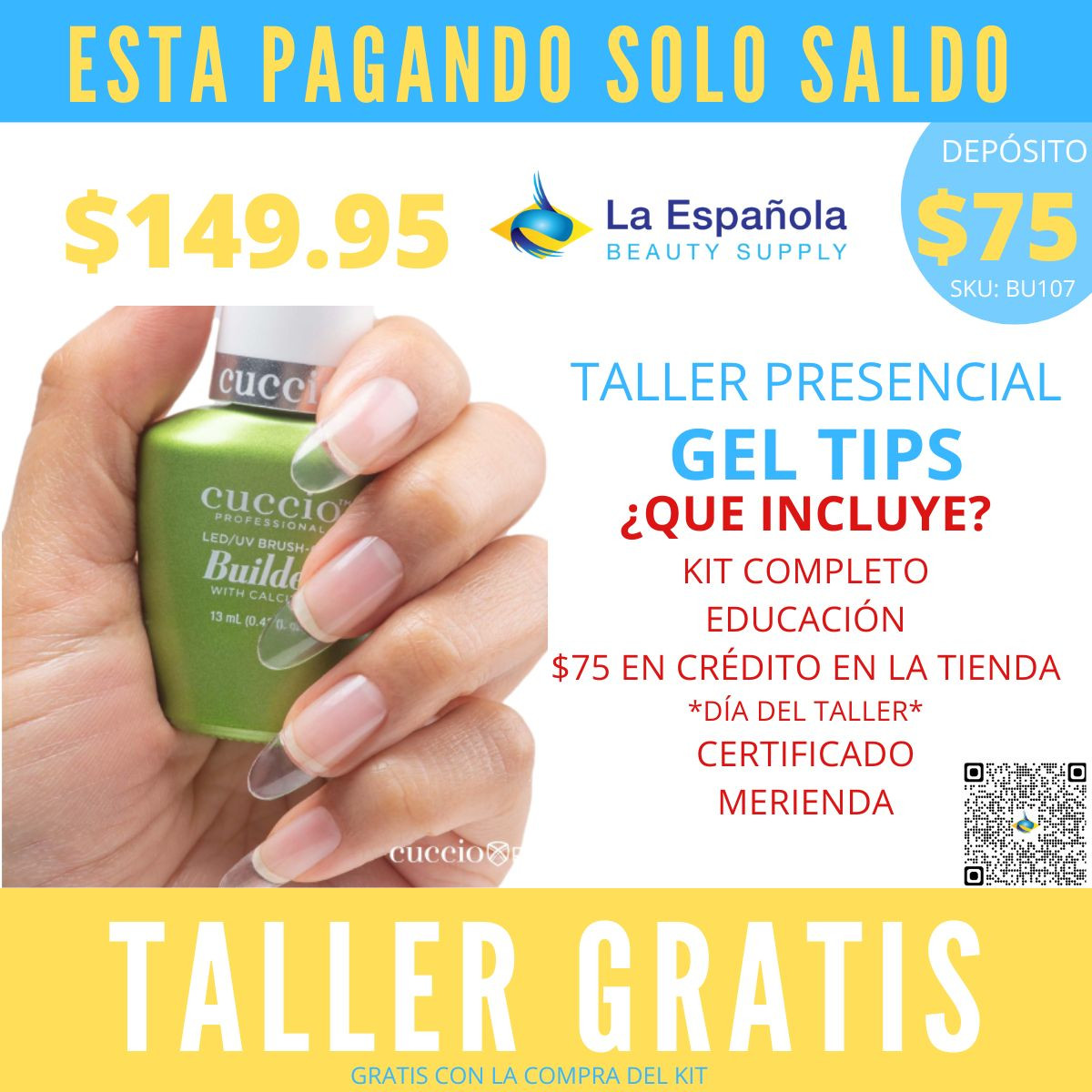 BUILDER GEL STARTER KIT - SALDO PARA TALLER