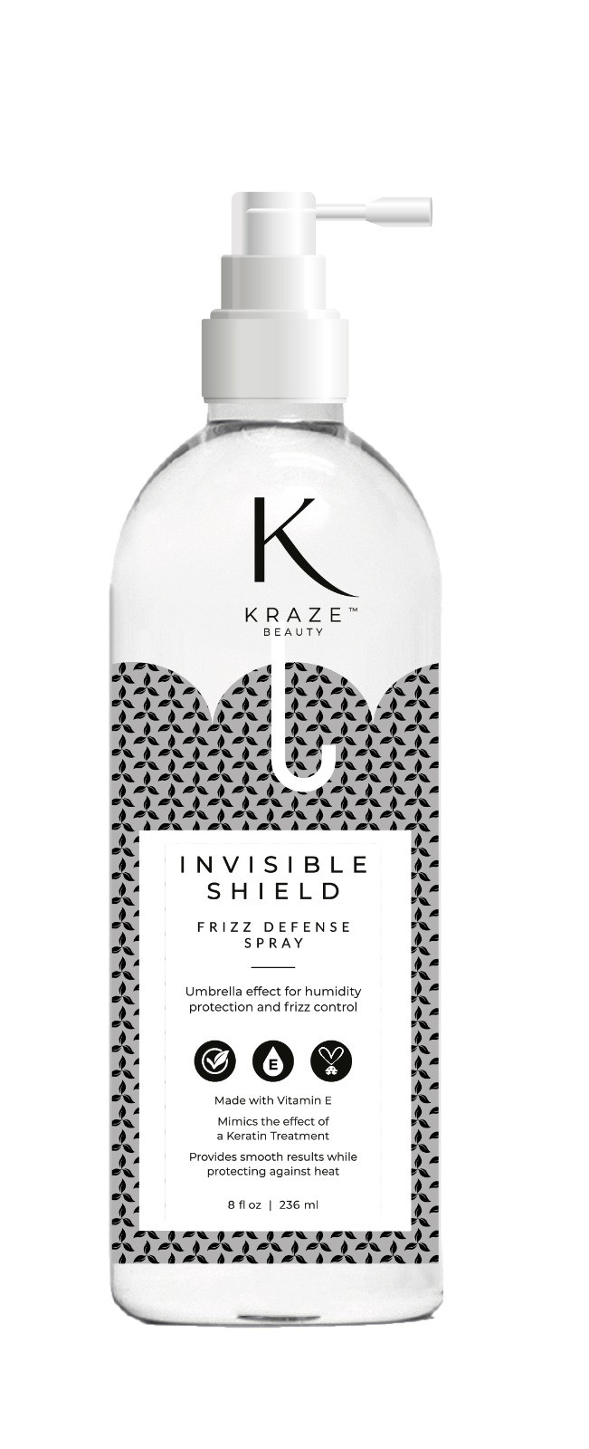KRAZE INVISIBLE SHIELD FRIZZ DEFENSE SPRAY 8OZ