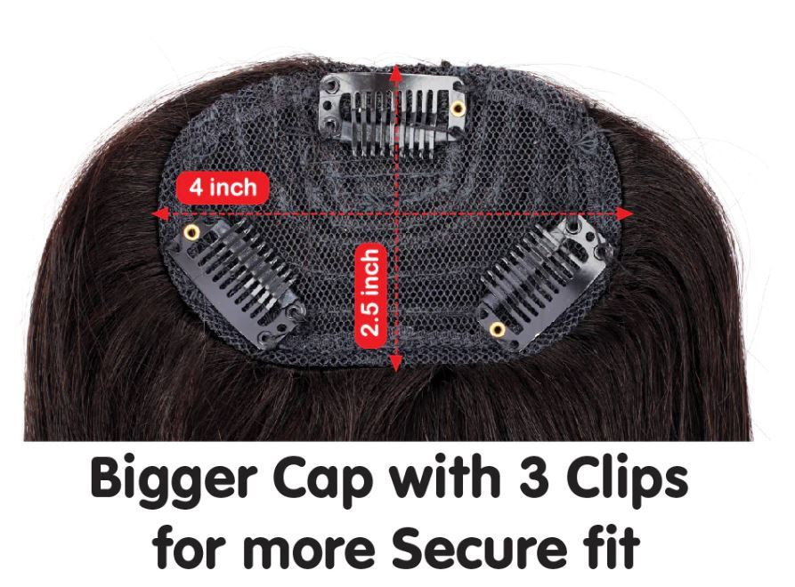 PELUCA CLIP FLEQUILLO CON PATILLAS