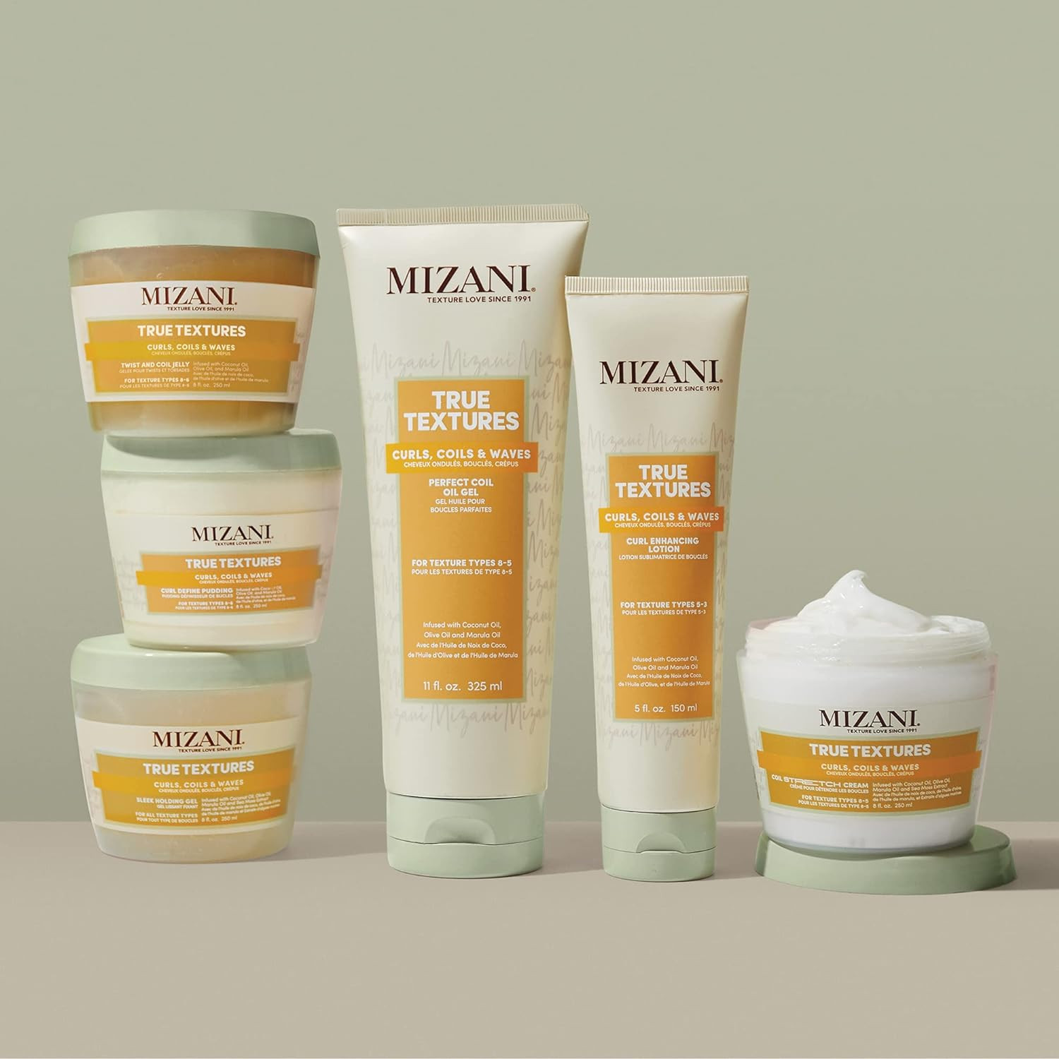 MIZANI TRUE TEXTURES CURL DEFINE PUDDING FOR CURLY HAIR 8 OZ