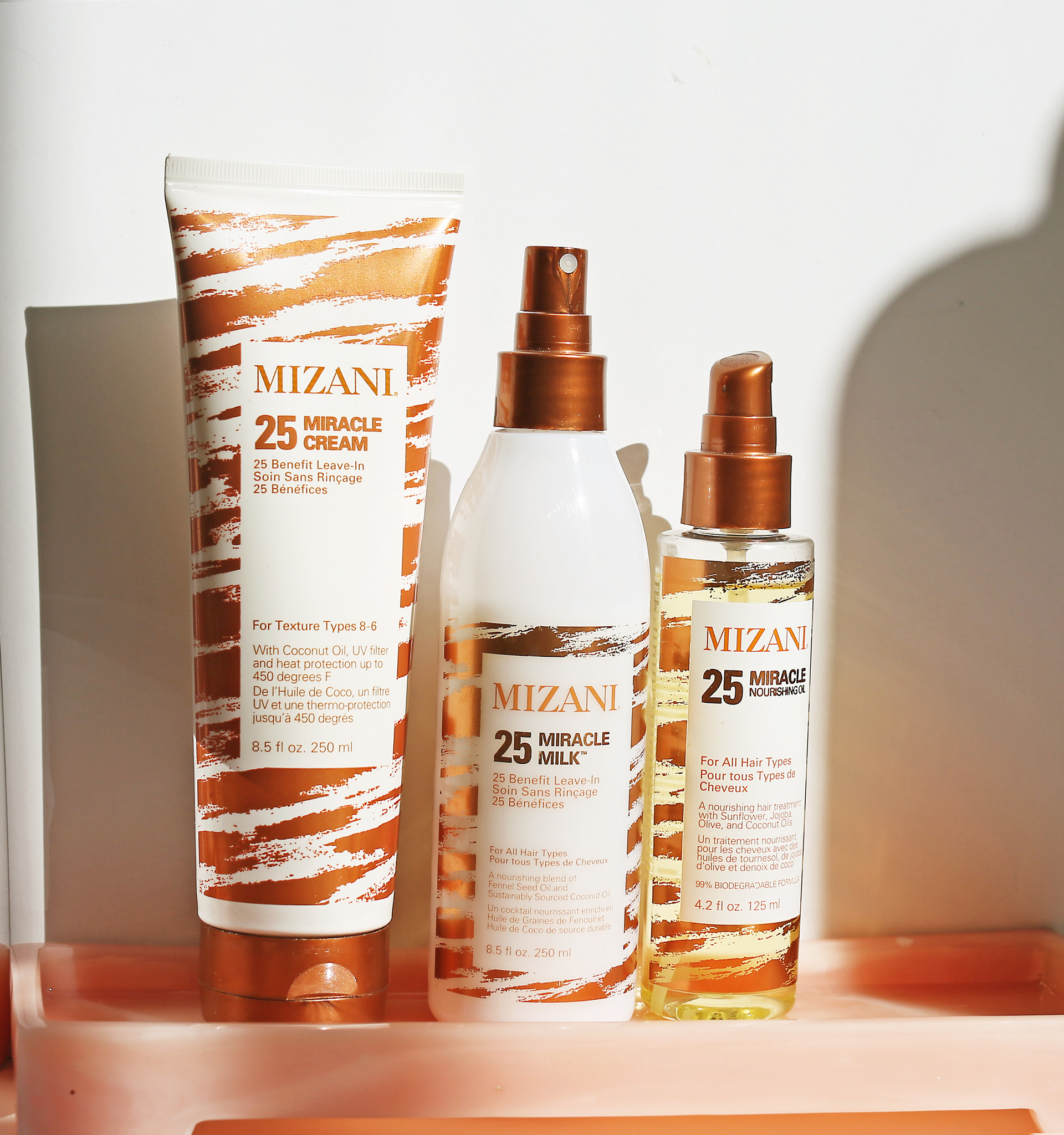 MIZANI 25 MIRACLE LEAVE IN CREAM FOR CURLY HAIR 8.5 OZ