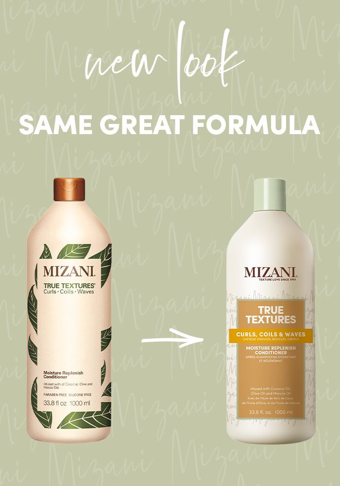 MIZANI NTX TEXTURES MOISTURE REPLENISH CONDITIONER FOR CURLY HAIR FUSIONADO CON COCO, OLIVO Y ACEITE MARULA 33.8OZ