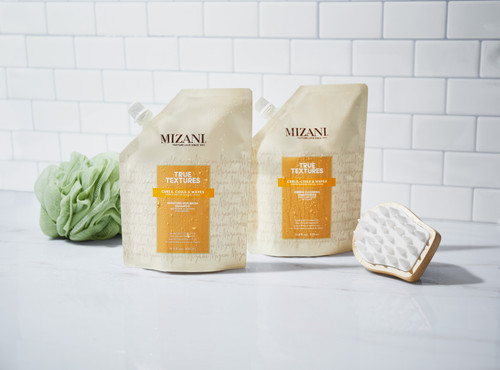 MIZANI TRUE TEXTURES MOISTURE REPLENISH CONDITIONER, MOISTURES & DEFINES CURLS FOR CURLY HAIR 16.9 OZ