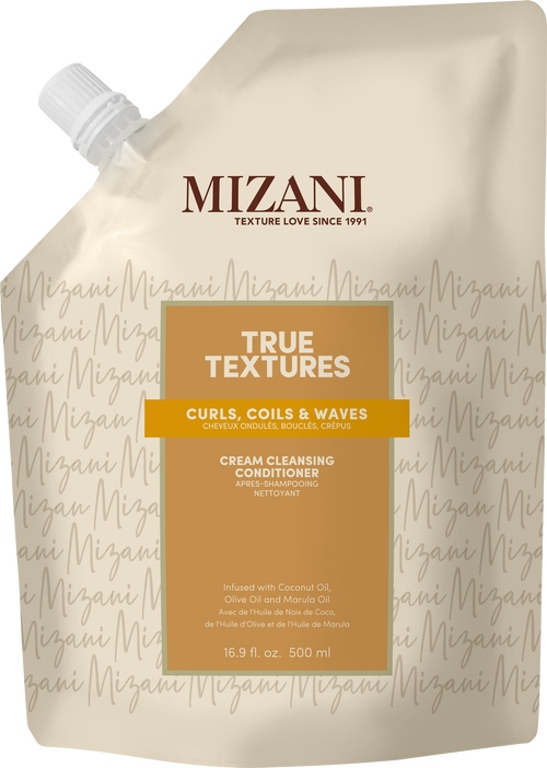 MIZANI TRUE TEXTURES MOISTURE REPLENISH CONDITIONER, MOISTURES & DEFINES CURLS FOR CURLY HAIR 16.9 OZ