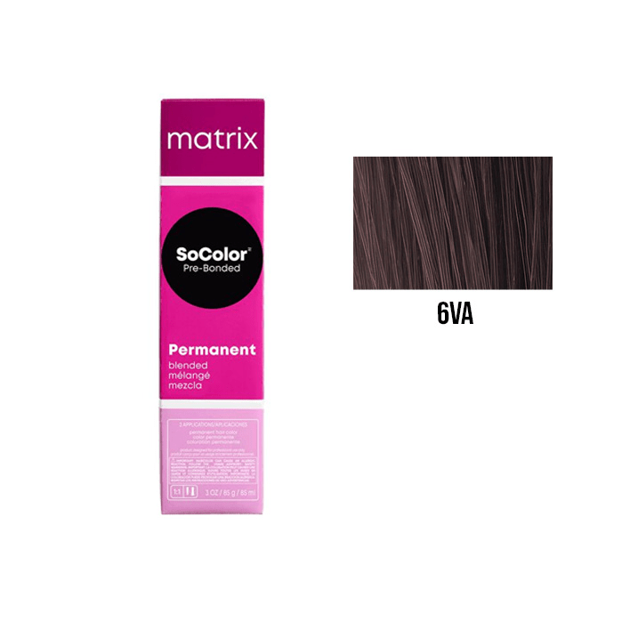 MATRIX SOCOLOR POWDER COOL 6VA LIGTH BROWN VIOLET ASH