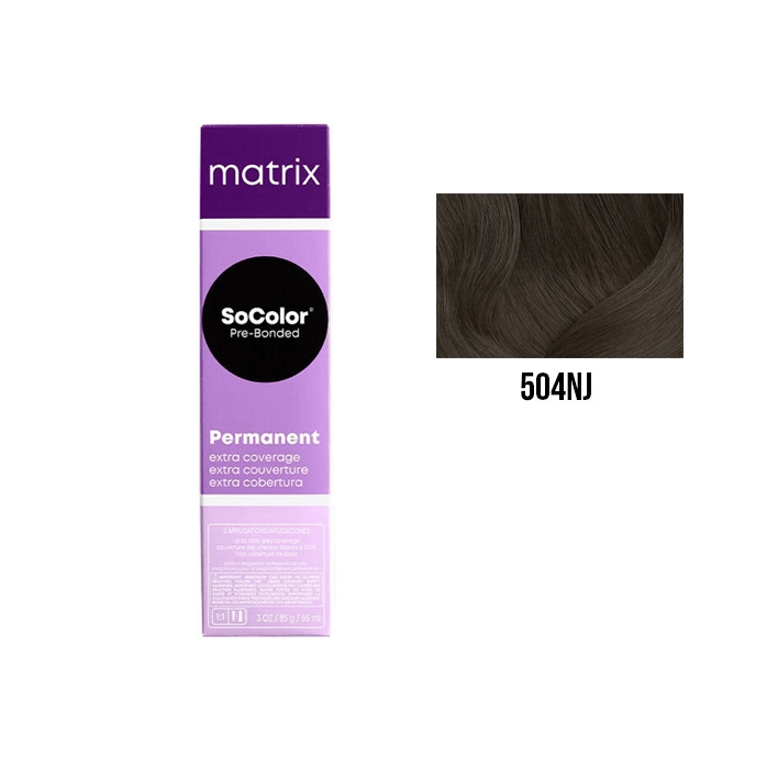 MATRIX SOCOLOR EXTRA COVERAGE 504NJ
NEUTRAL JADE PRE-BONDED