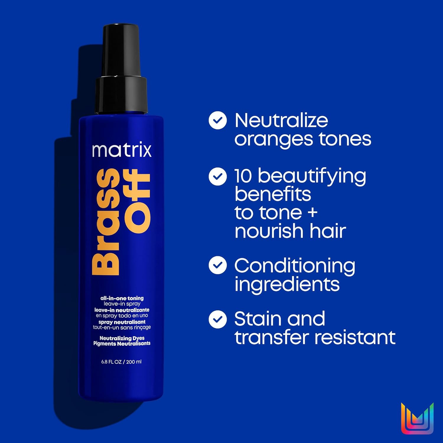 MATRIX BRASS OFF TONING LEAVE-IN 200 ML
