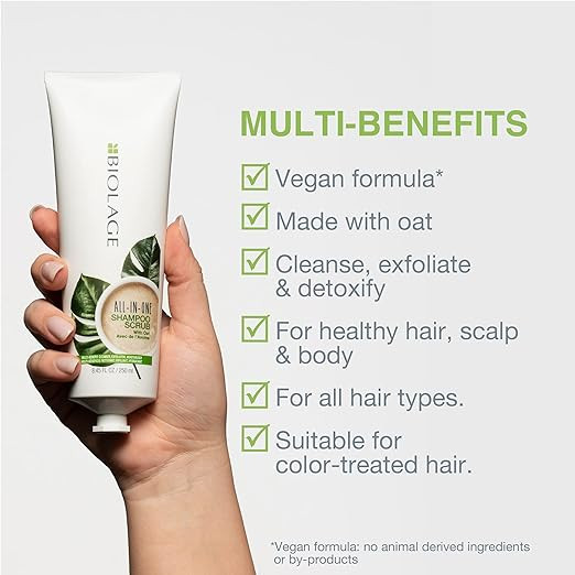 BIOLAGE ALL-IN-ONE SHAMPOO SCRUB 250ML
