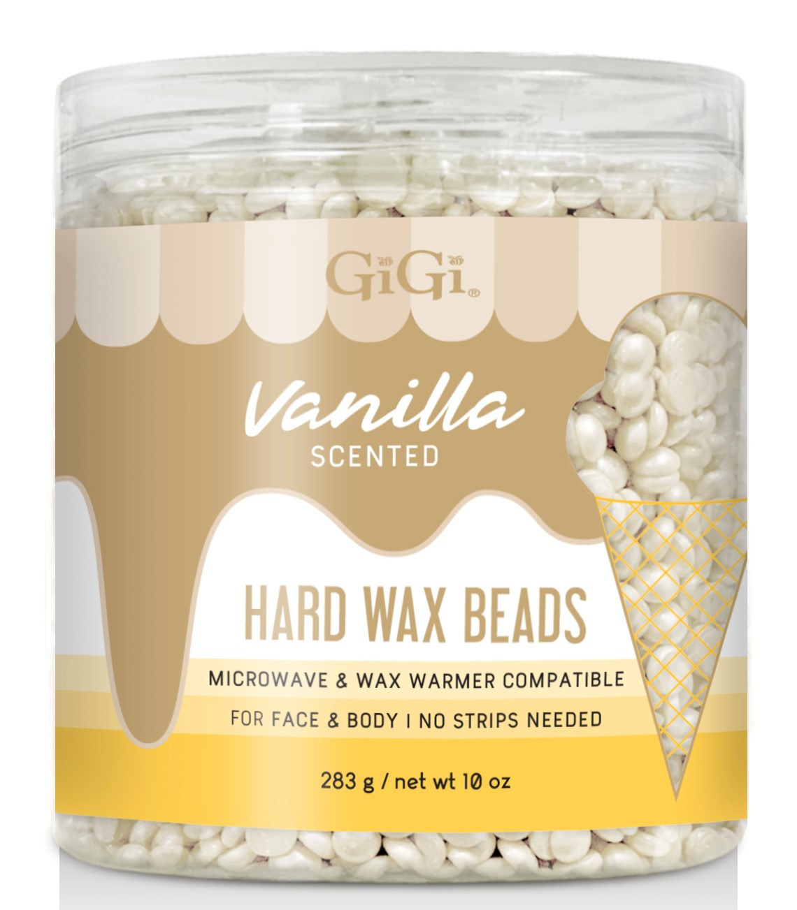 GIGI WAX BEADS VAINILLA 10OZ