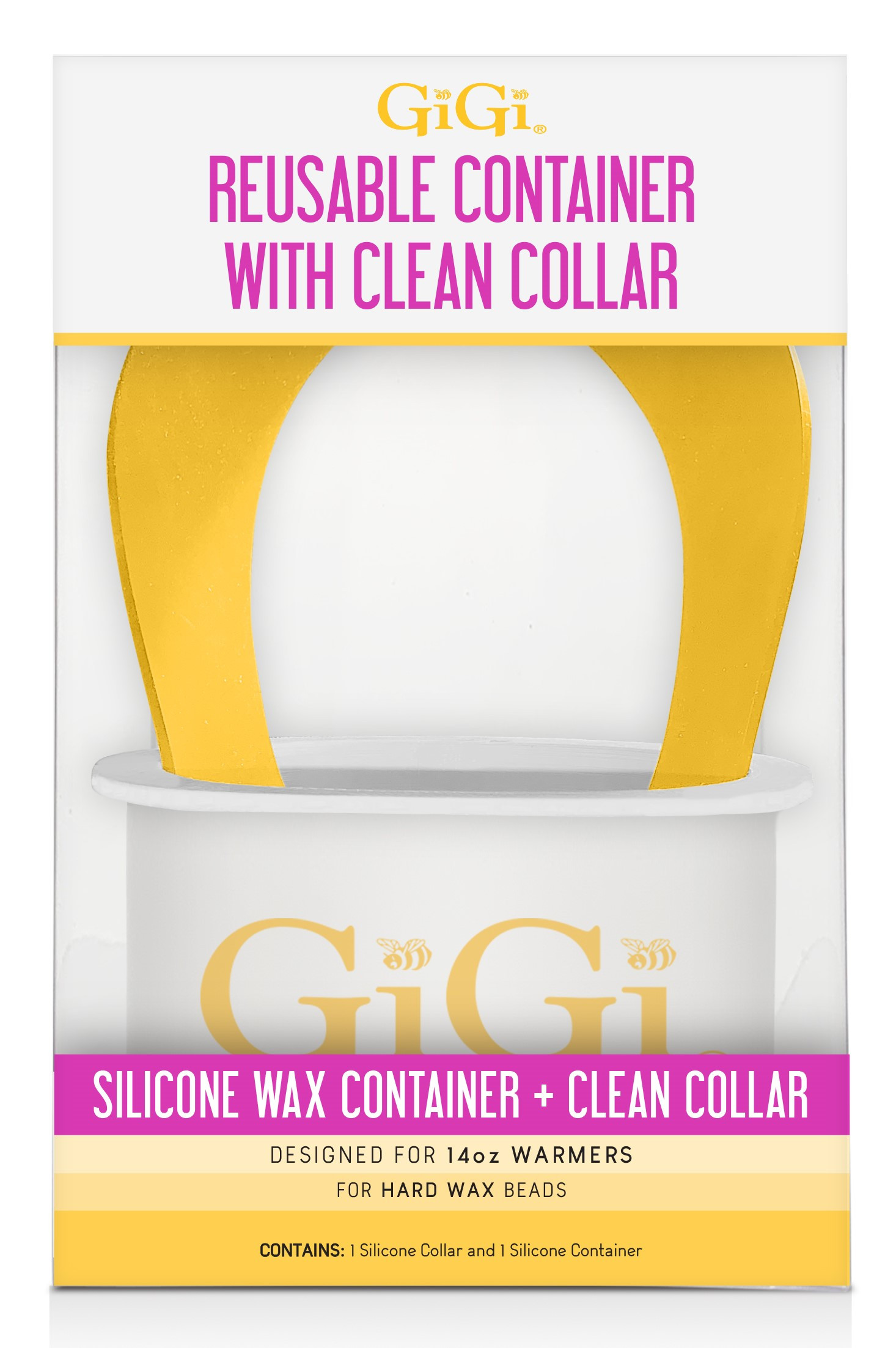 GIGI REUSABLE CONTAINER & CLEAN COLLAR SILICONE