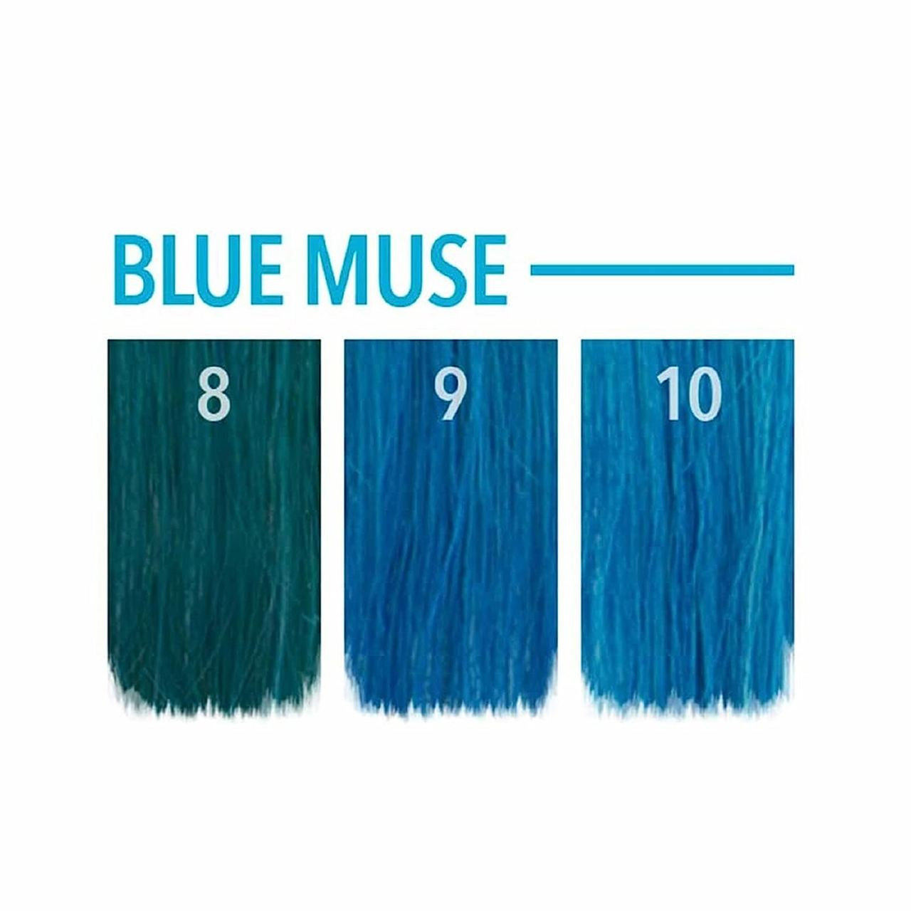 PULPRIOT SEMI-PERMANENT
HAIR COLOR BLUE MUSE 4 OZ