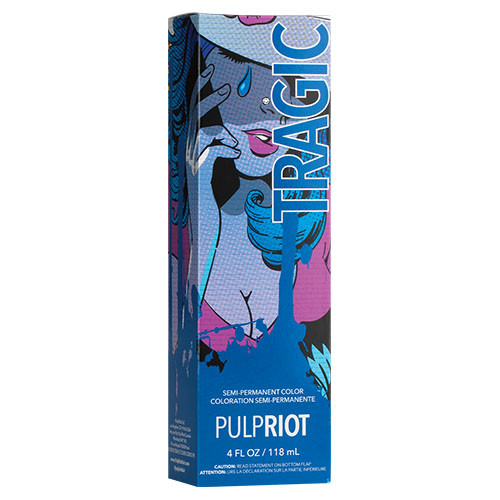 PULPRIOT SEMI-PERMANENT
HAIR COLOR TRAGIC 4 OZ
