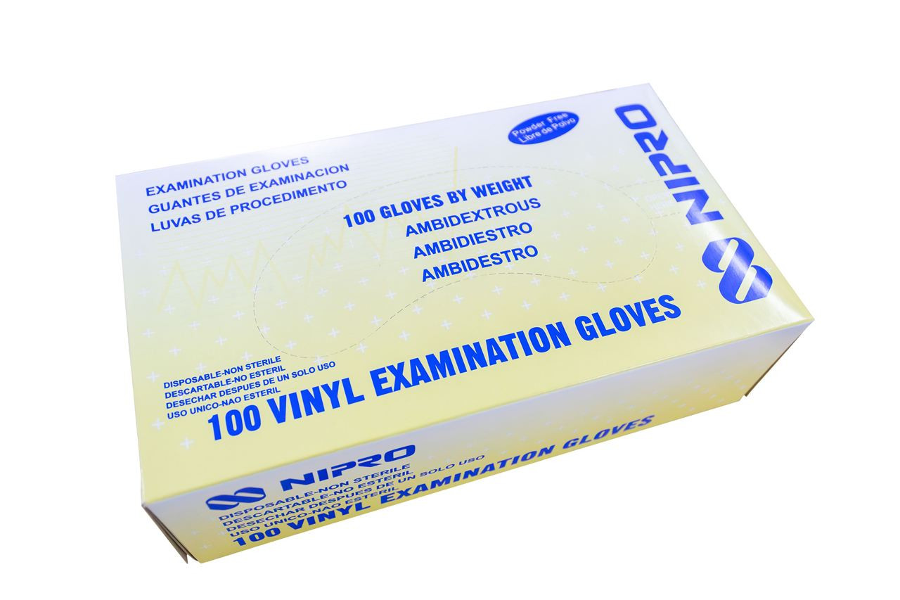 VINYL GLOVES SMALL POWDER FREE