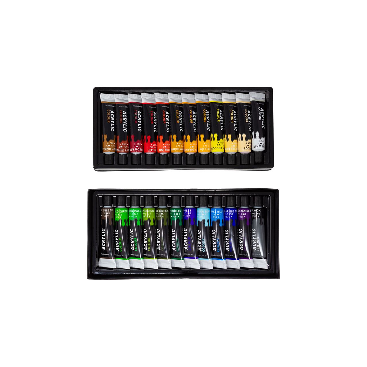 PINTURAS ACRILICAS KIT 24 COLORES