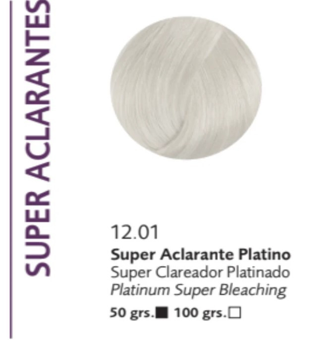 TINTE BONMETIQUE PROFESIONAL SUPER ACLARANTE PLATINO 3.53.OZ