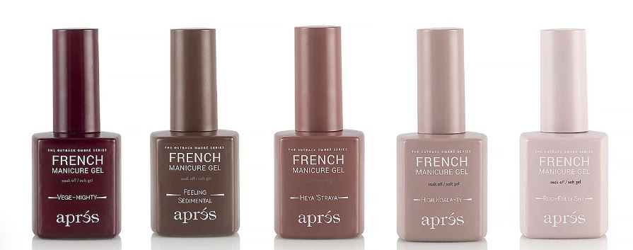 APRES FRENCH MANICURE GEL OUTBACK OMBRE SET 5