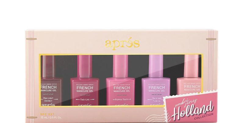 APRES FRENCH MANICURE GEL HOLLAND OMBRE SET5