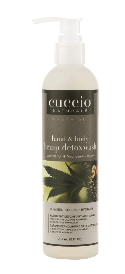 CUCCIO HAND & BODY HEMP DETOXWASH 8OZ