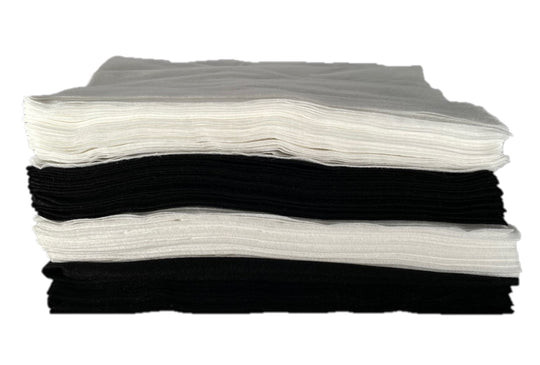 PRO TEX EVERLAST TOWEL REUSABLES Y DESECHABLE BLACK & WHITE
16*16 PK50