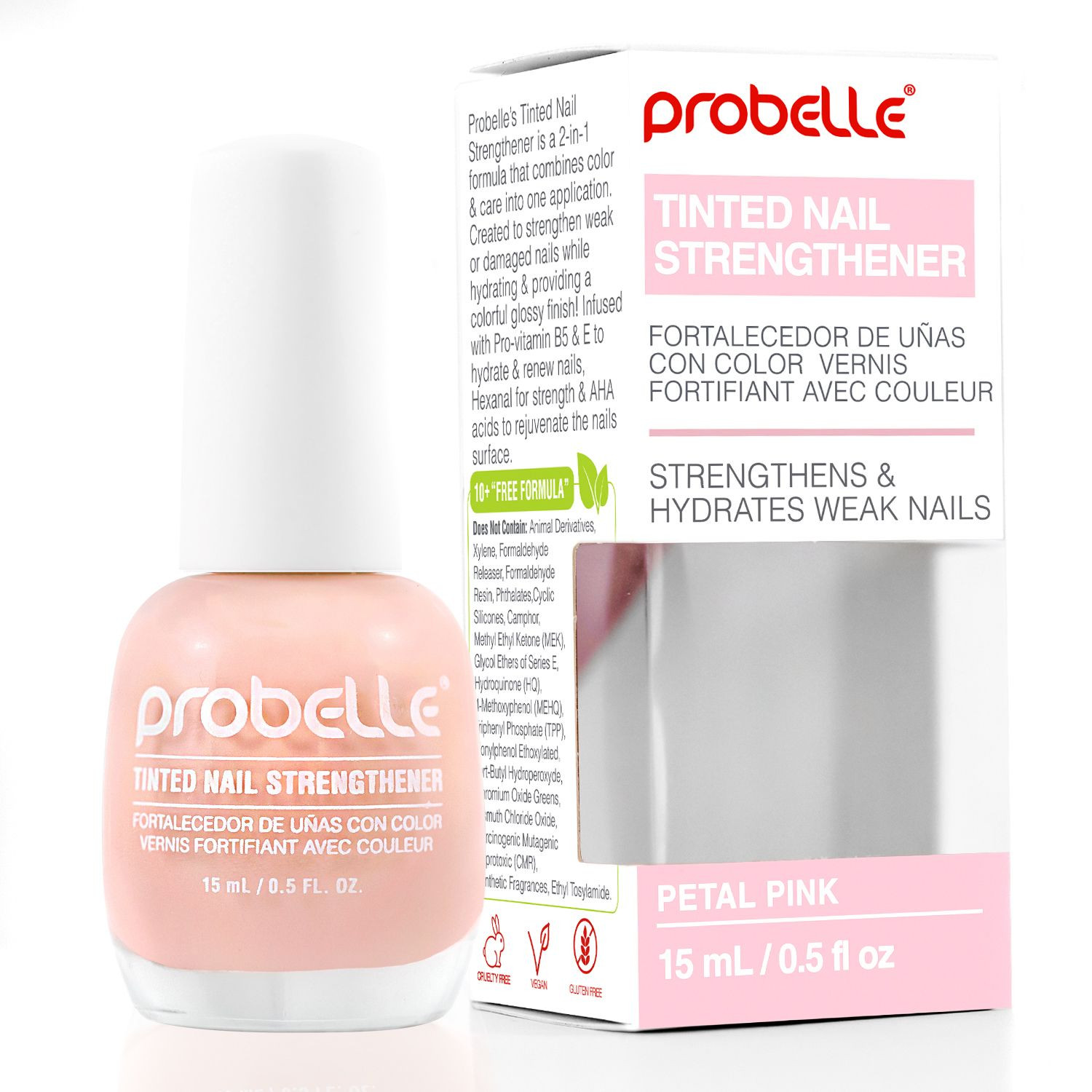 PROBELL NAIL STRENGTHENER PETAL PINK 15ML