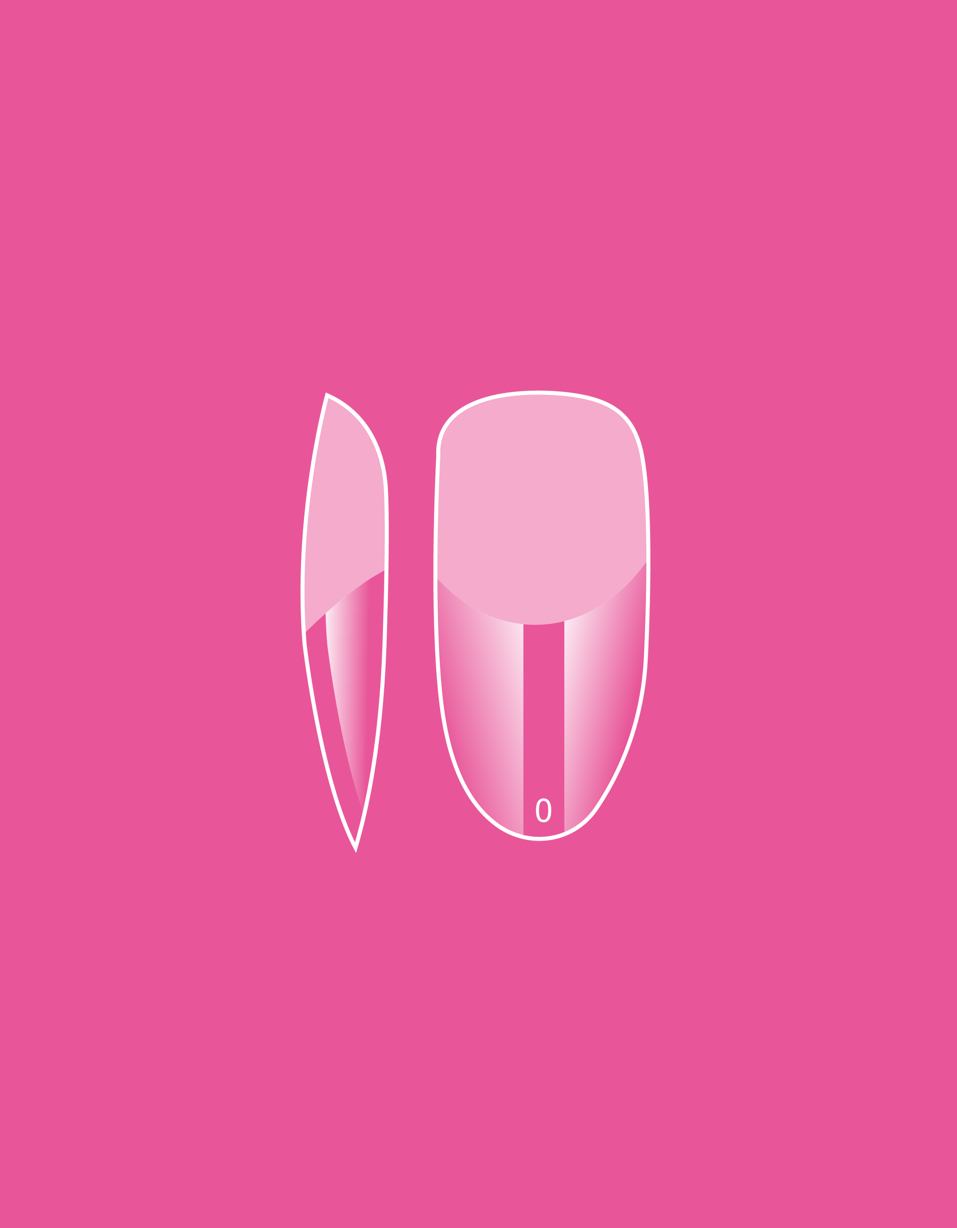PEBCO GEL TIPS OVAL MEDIUM PK550