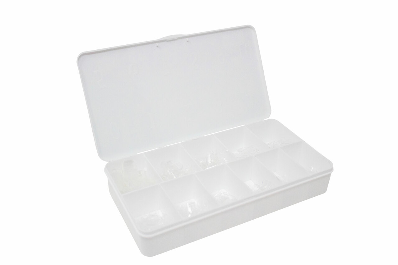 PEBCO GEL TIPS TOE NAILS PK550