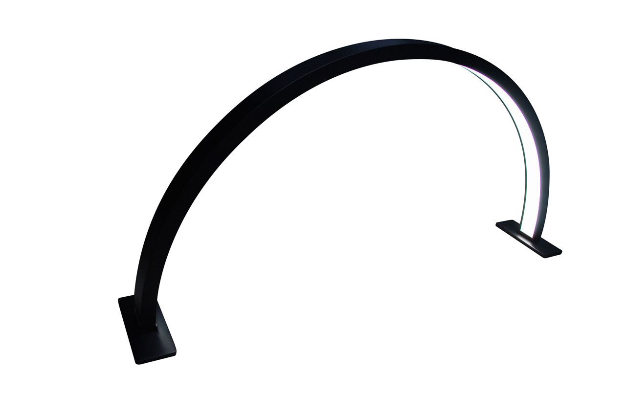 LAMPARA MEDIA LUNA BLACK
