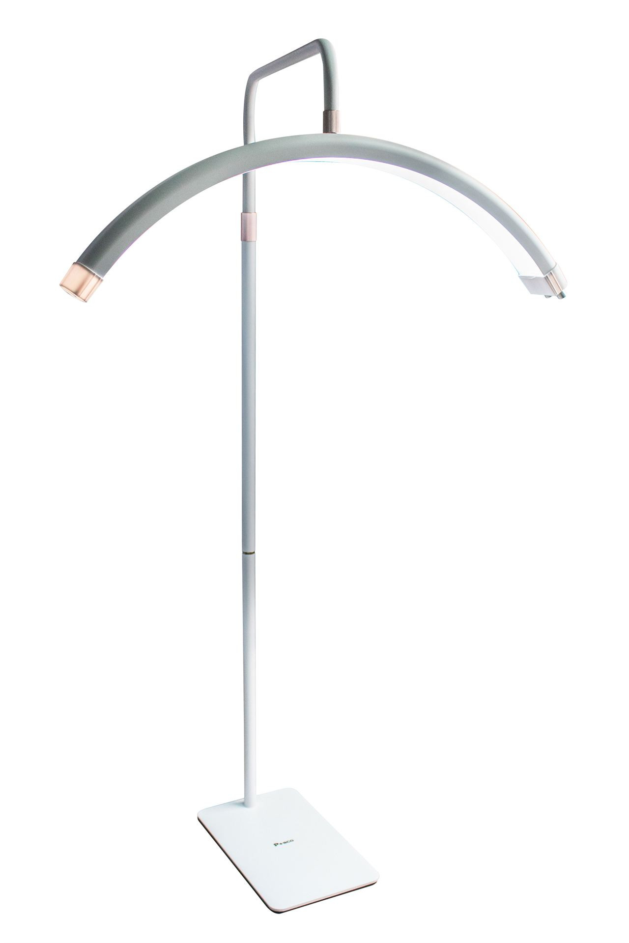 LAMPARA STAND MEDIA LUNA BLANCA