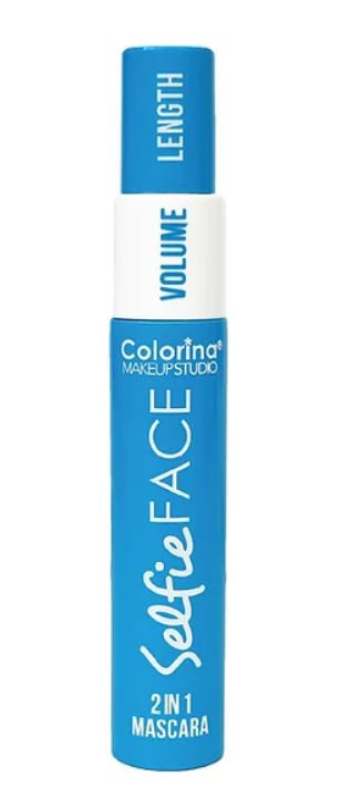 COLORINA SELFIE FACE 2 IN 1 MASCARA WATERPROOF