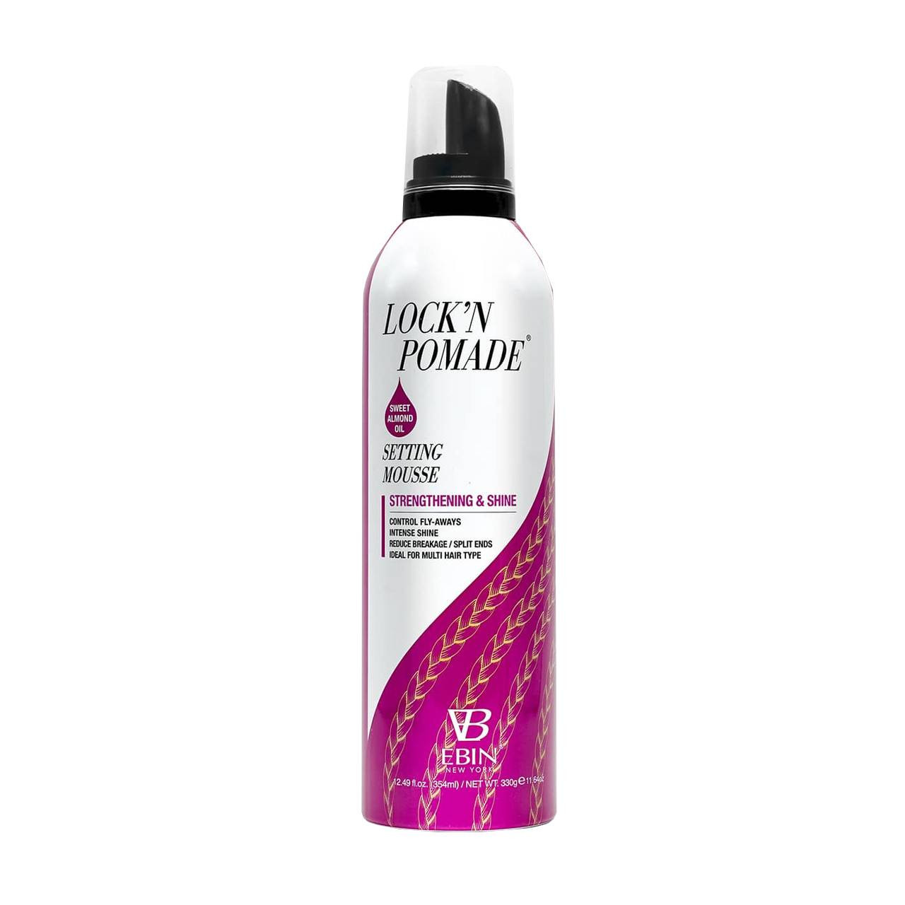 EBIN SETTING MOUSSE SWEET STRENGTHENING & SHINE ALMOND OIL