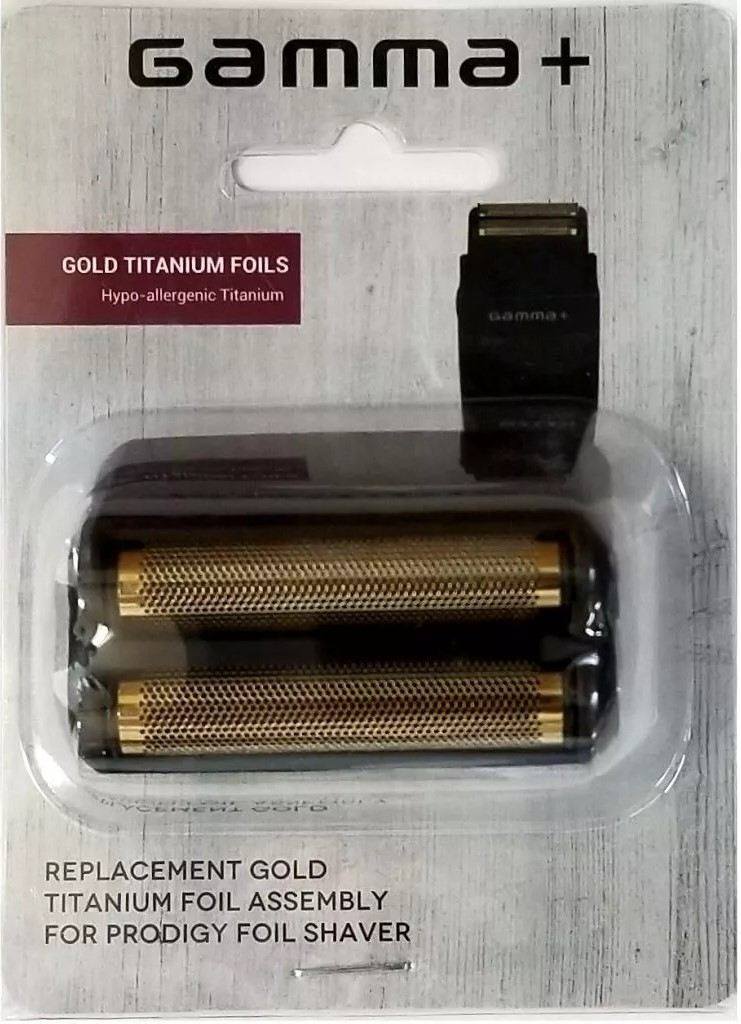 GAMMA GOLD TITANIUM REPLACEMENT HEAD SHAVER PRODIGY