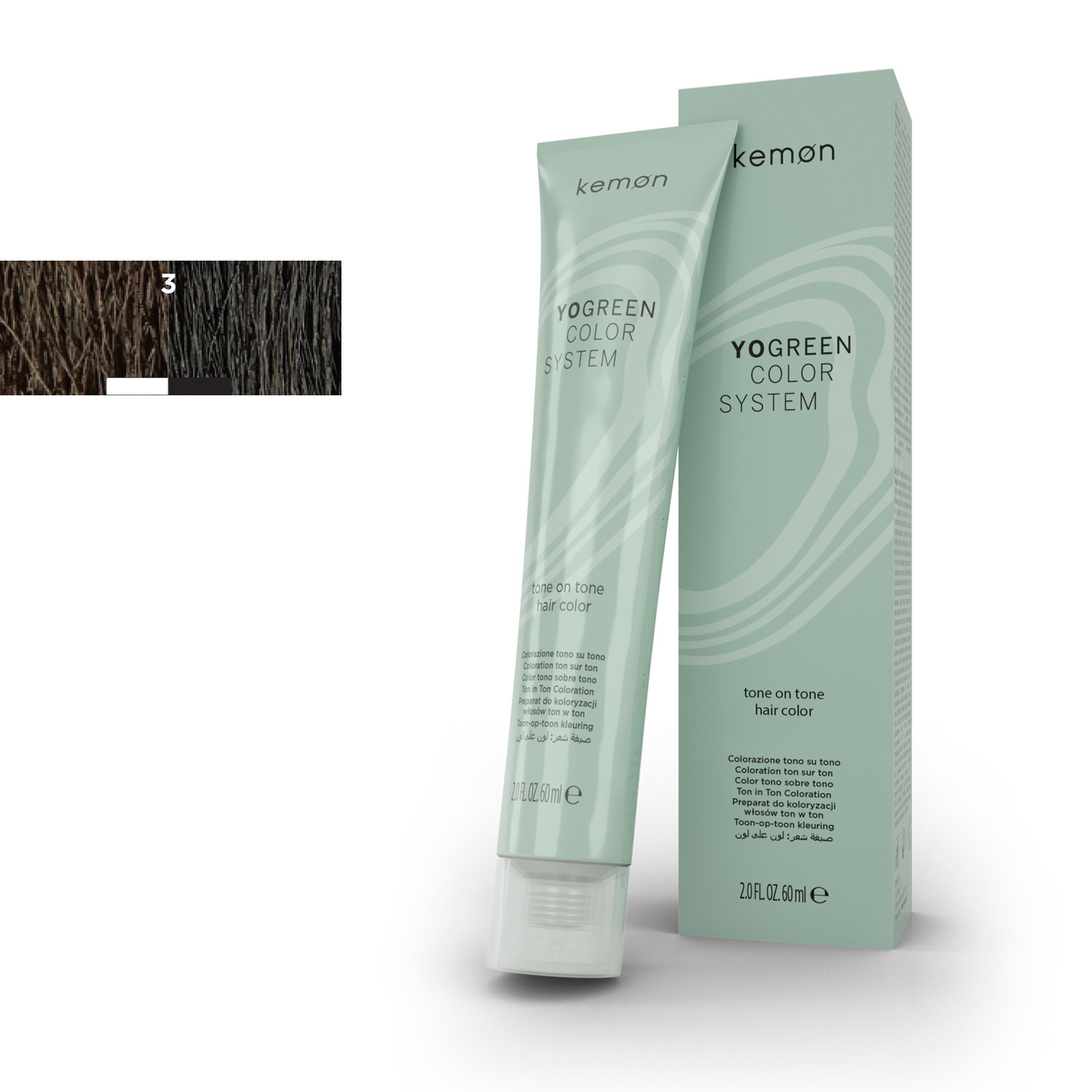 YO GREEN #3 DARK BROWN