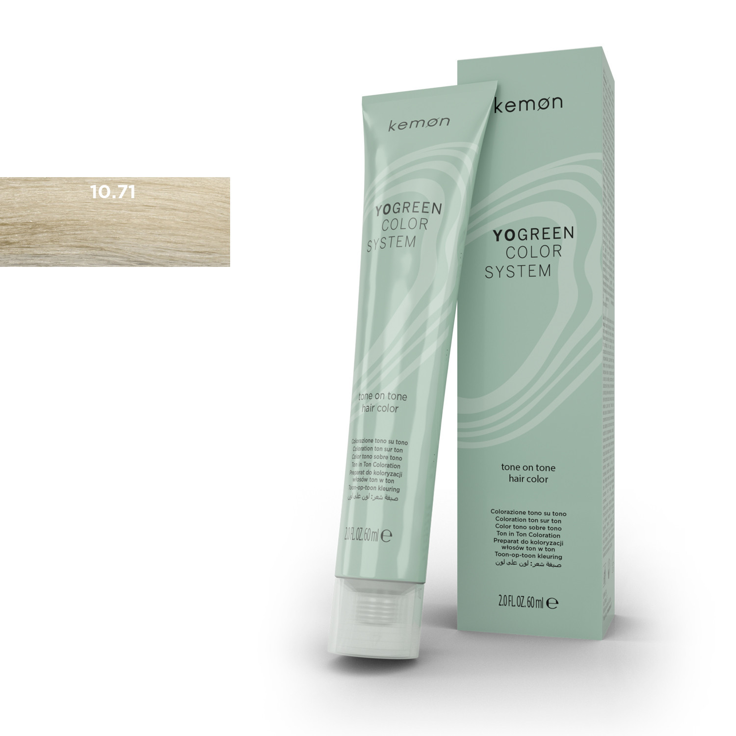YO GREEN #10.71 PLATINUM VIOLET ASH BLONDE