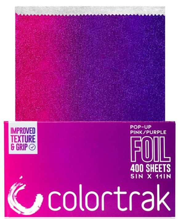 COLORTRAK GRADIENT POP UP FOIL 400CT 5X11- PINK/PURPLE
