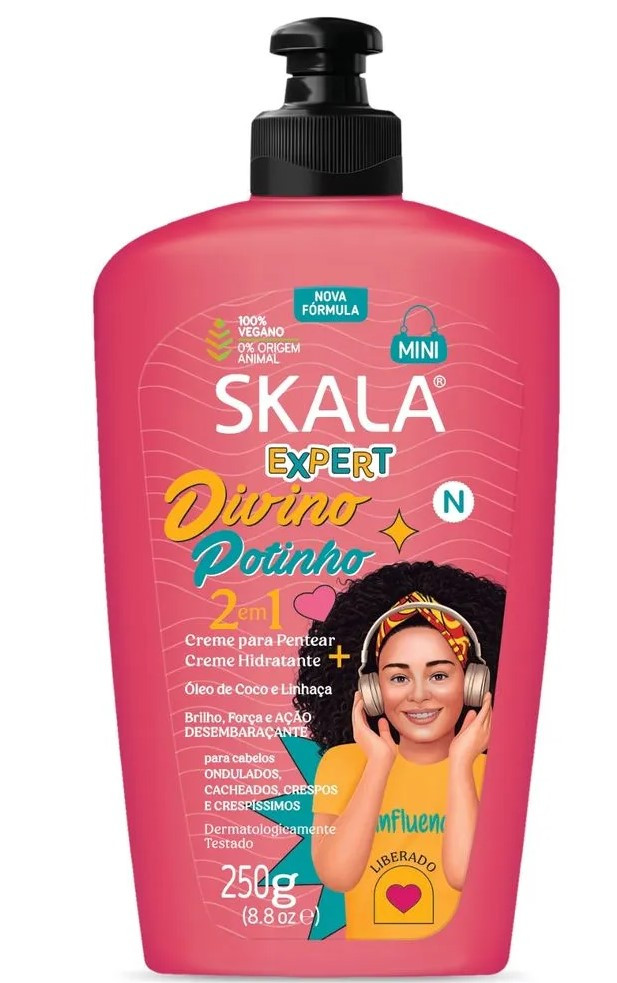 SKALA CREMA PARA PEINAR 2 IN 1 DIVINO POTINHO 8.8 OZ