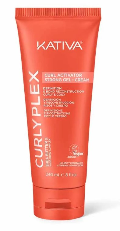 KATIVA CURLY PLEX ACTIVATOR STRONG GEL CREAM 240ML