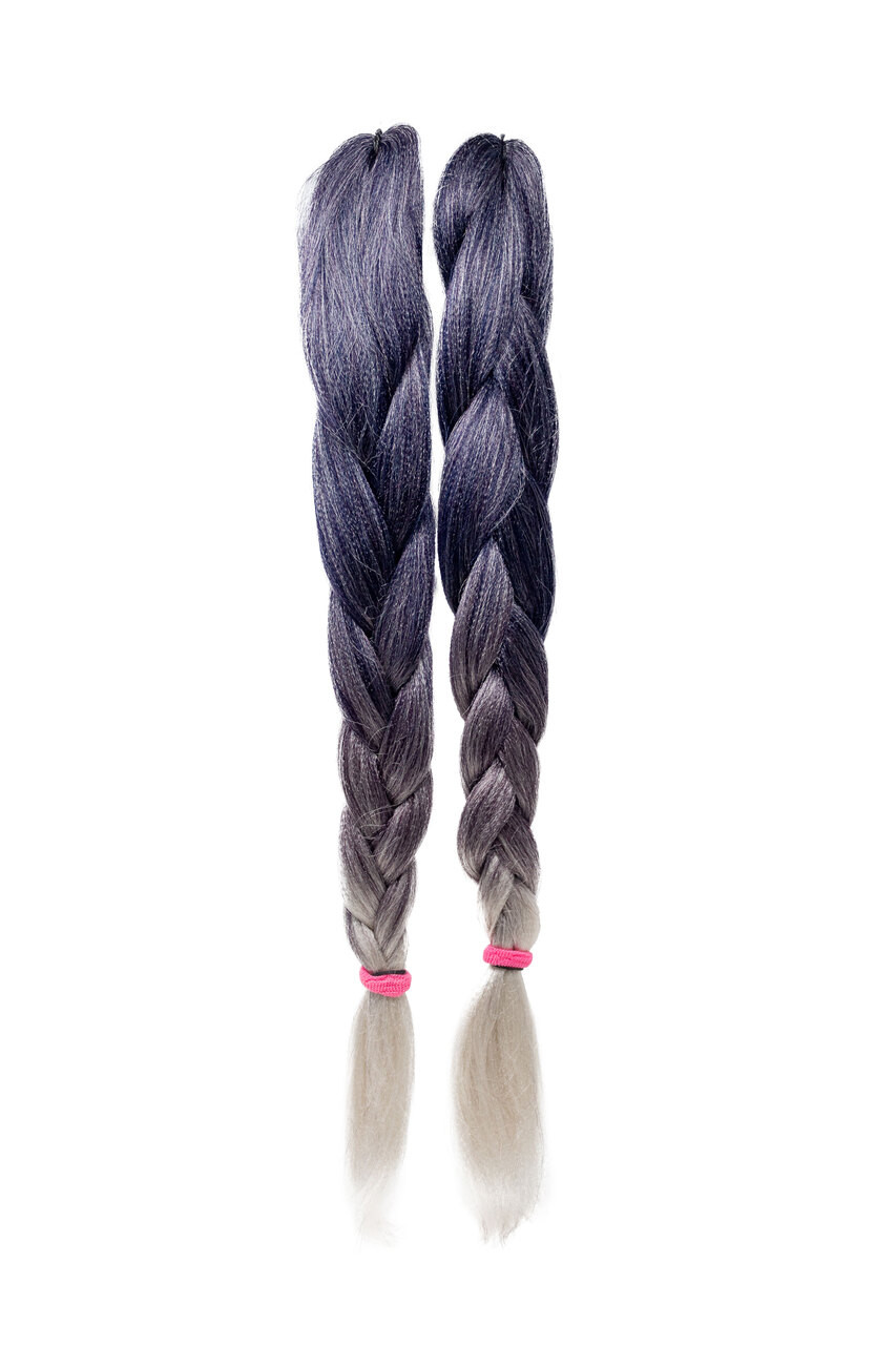 EXTENSION REALISTIC X-PRESSION BRAID OMBRE SILVER 50"