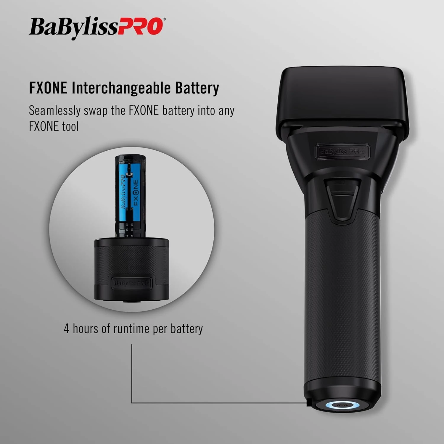 BABYLISS FXONE BLACKFX DOBLE FOIL SHAVER FX79FSMB