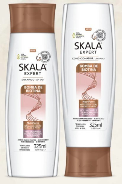 SKALA BOMBA BIOTINA KIT SHAMPO & ACONDICIONADOR