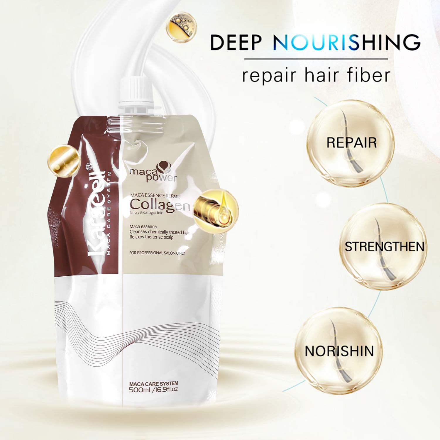 KARSEELL MACA POWER ESSENCE REPAIR COLLAGEN 16.9OZ