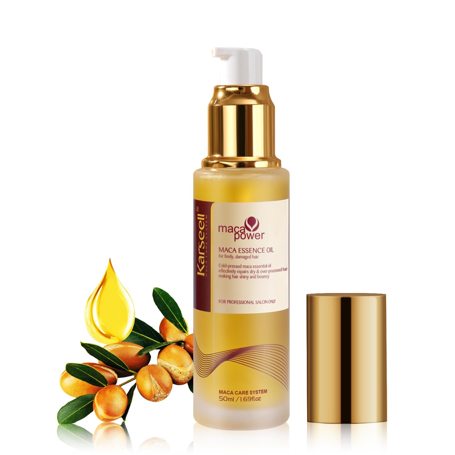 KARSEELL MACA POWER ESSENCIAL ARGAN OIL HAIR SERUM 1.69OZ