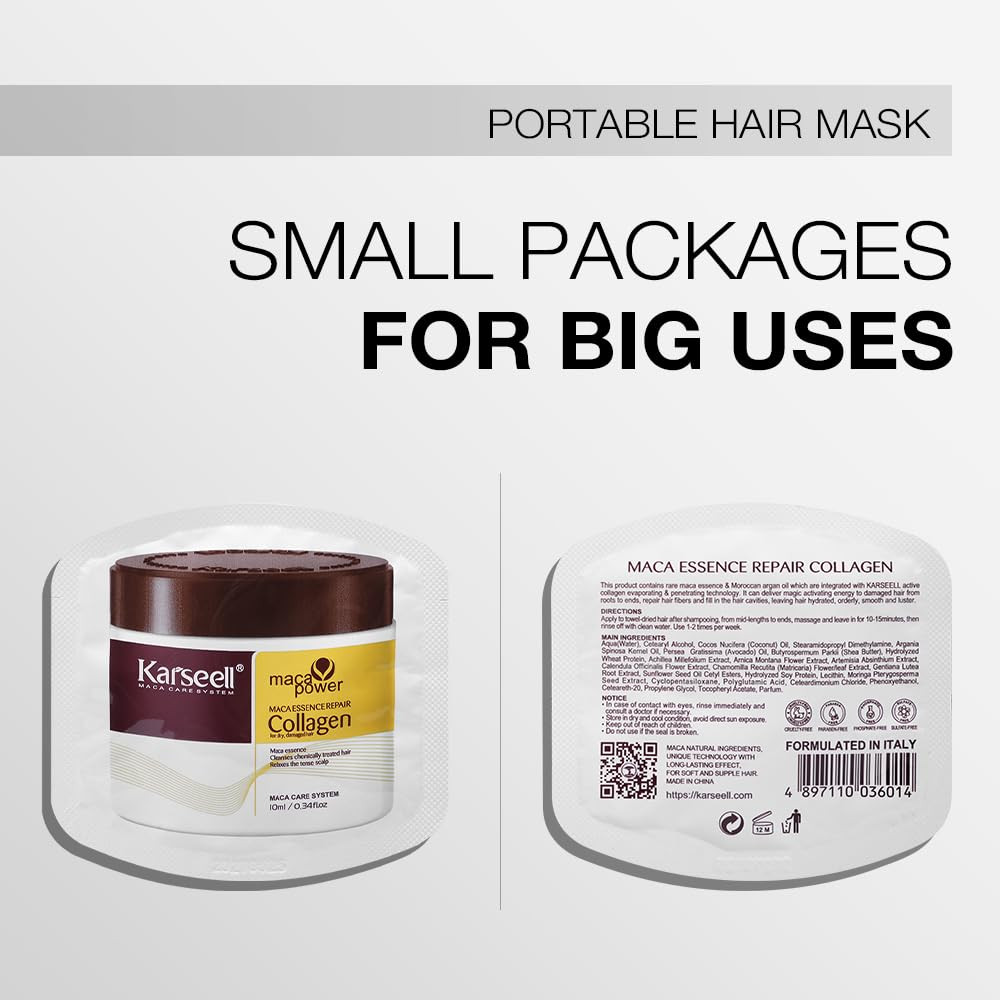 KARSEELL MACA POWER COLLAGEN DRY & DAMAGE HAIR REPAIR .34OZ