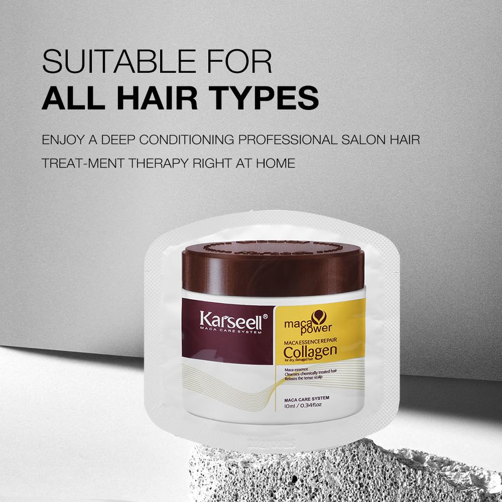 KARSEELL MACA POWER COLLAGEN DRY & DAMAGE HAIR REPAIR .34OZ